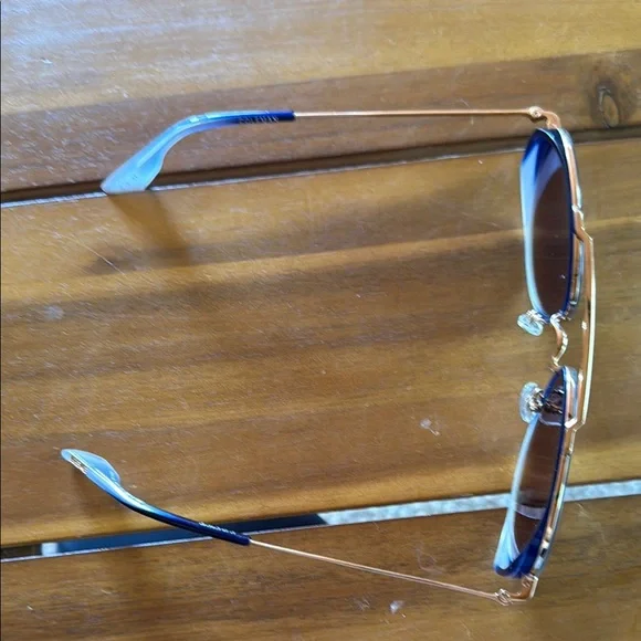 KREWE Sunglasses — Coleman — Matte Indigo Fade frame + Gravity Lenses — NWOT - Picture 3 of 11